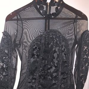 Black shear long sleeve